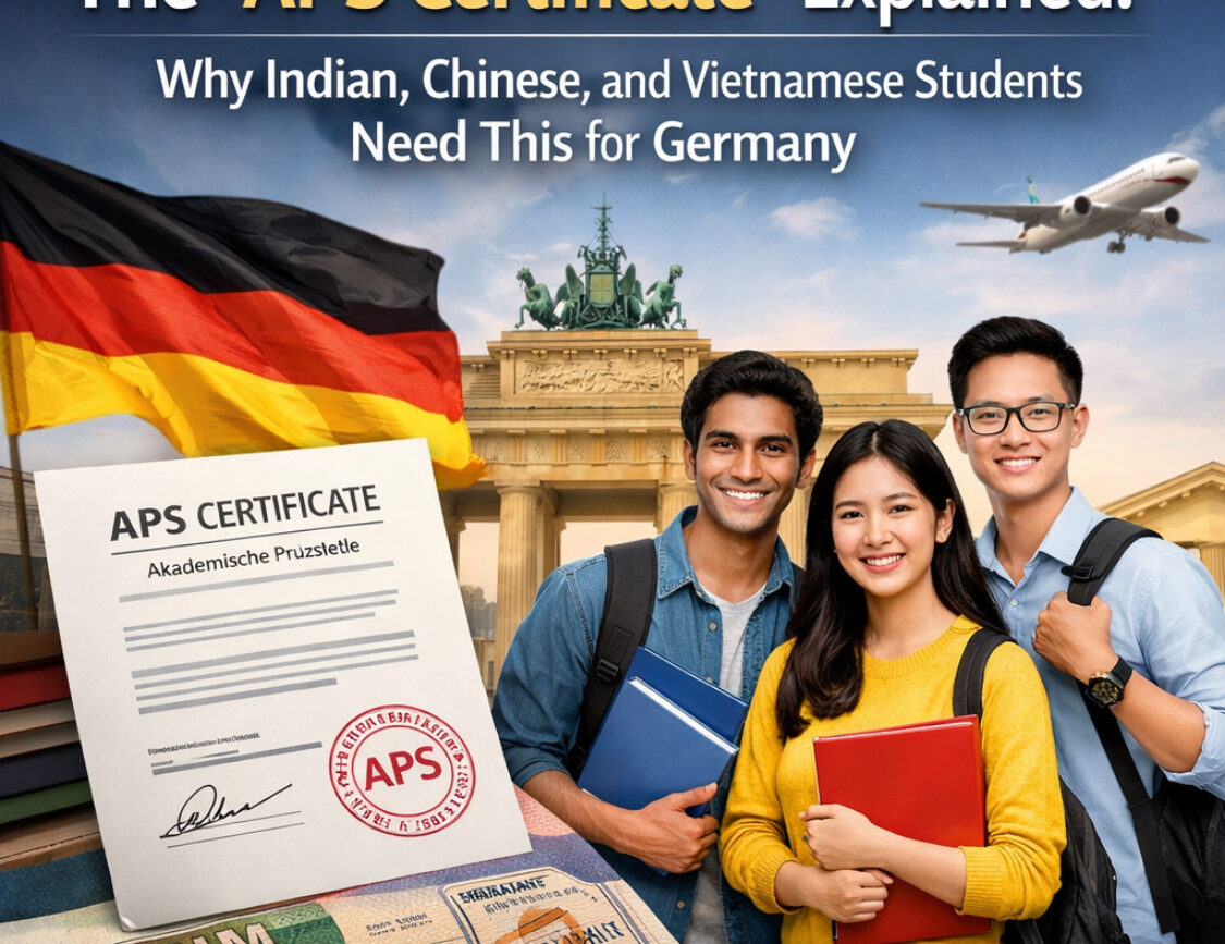 The “APS Certificate” Explained: Why Indian, Chinese, and Vietnamese Students Need This for Germany.