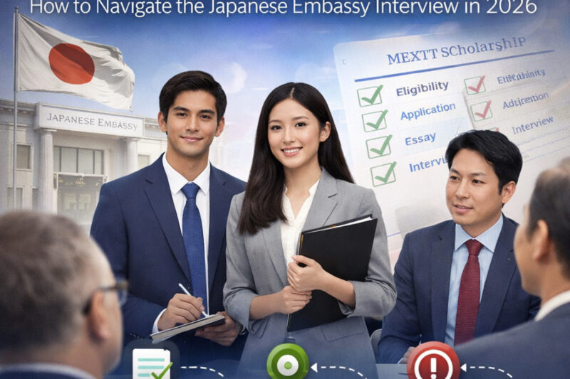 MEXT Scholarship 2026: How to Pass the Japanese Embassy Interview (Complete Blueprint)