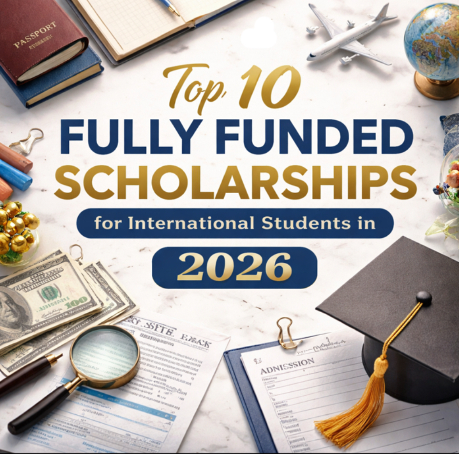 Top 10 Fully Funded Scholarships for International Students in 2026