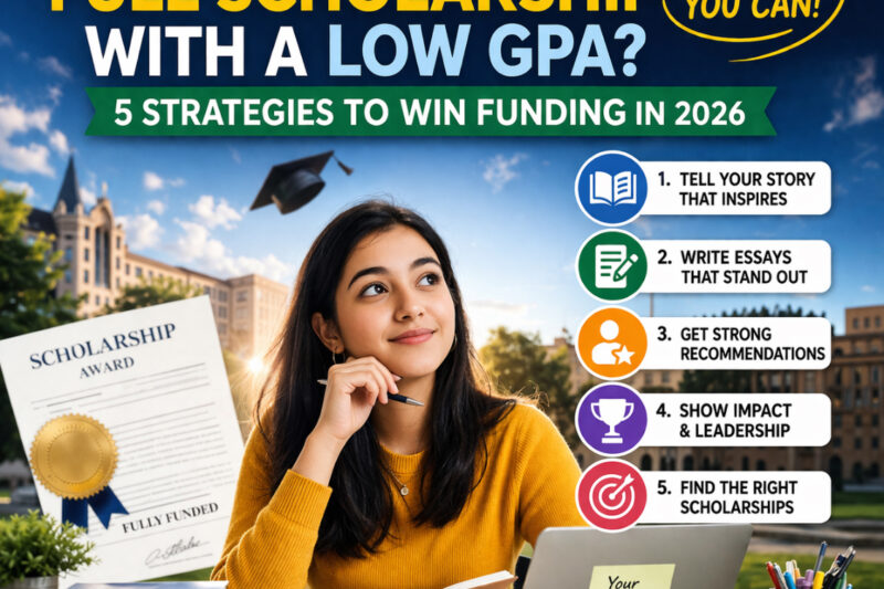 Can You Get a Full Scholarship with a Low GPA? 5 Proven Strategies for 2026