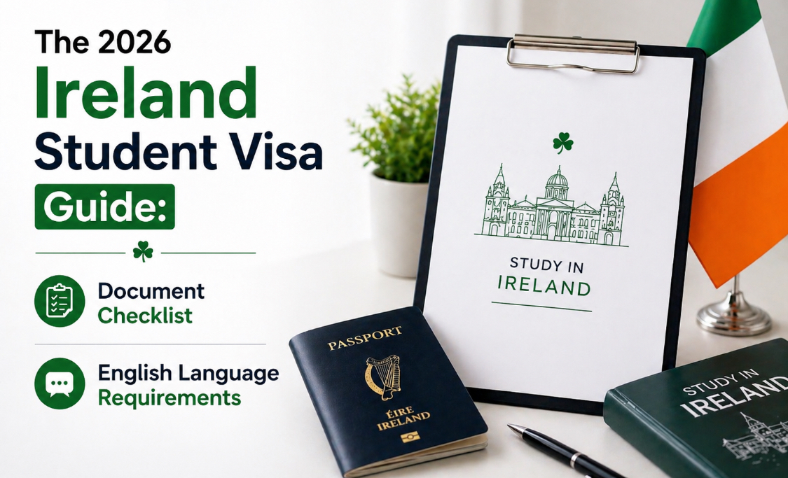 Ireland student visa document checklist and English language requirements for international students