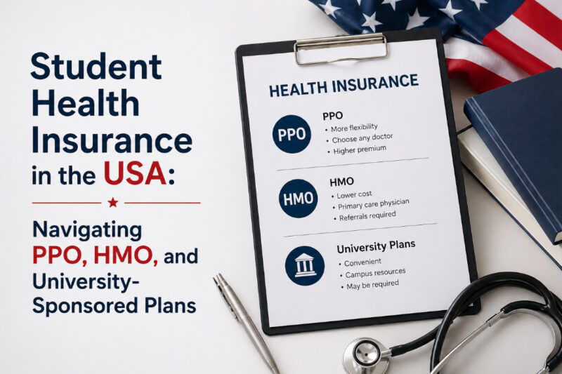 Student Health Insurance in the USA: PPO vs HMO vs University Plans Explained